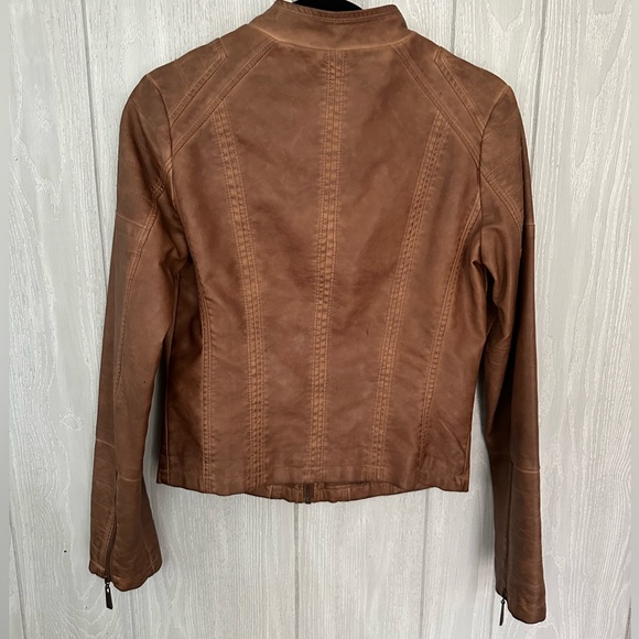 JOU JOU Faux Leather Jacket - Picture 8 of 9